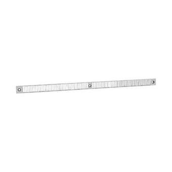 Grille de façade alum. prélaqué blanc pour entrée d'air Ea/pack Shf|Atlantic clim ventil-ELG423306