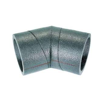 C 45 160 pe cr - coude en pee a 45DEG pour reseaux clip & go diamètre 160|Atlantic clim ventil-ELG461003