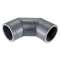 C 90 125 pe cr - coude a 90DEG en pe isole pour reseaux clip & go diamètre 125|Atlantic clim ventil-ELG423013