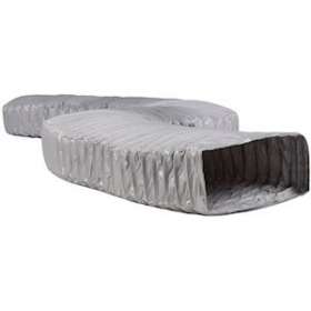 Gaine souple PVC rectangulaire renforcée, dimensions 160 x 80 mm, longueur 6 m|S&P France ( Unelvent )-UNE815613