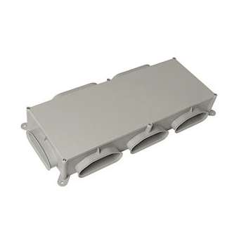 Caisson PE plastique Optiflex 5 piquages pour conduit ovale|Aldes-ALD11091884