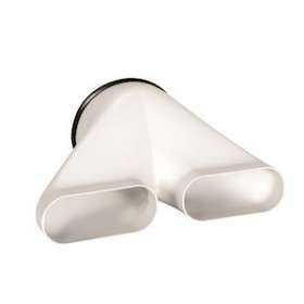 Culotte caisson Optiflex D160 pour 2 barres|Aldes-ALD11091885