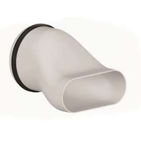 Entonoir caisson PE plastique Optiflex D125 vers 1 barre|Aldes-ALD11091886