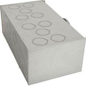 Caisson métallique Optiflex 20 piquages conduit circulaire avec entrée D.160-B|Aldes-ALD11027171