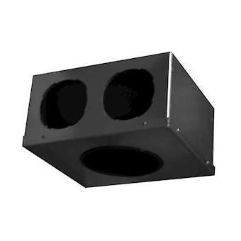 Plénum isolé 2 piquages 75 mm, 1 piquage BDO 125, gamme TUBFLEX|S&P France ( Unelvent )-UNE810130