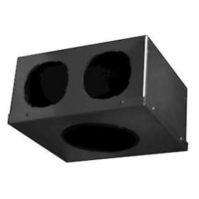 Plénum isolé 2 piquages 75 mm, 1 piquage BDO 125, gamme TUBFLEX|S&P France ( Unelvent )-UNE810130