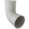Coude Optiflex à 90DEG pour conduit D75