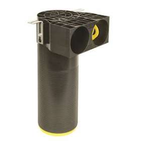 Manchette Optiflex longue D125 coudée à 90DEG avec 2 piquages pour conduit D75|Aldes-ALD11091995