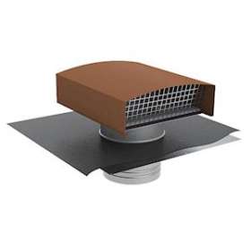 Ct 450 ardoise - chapeau de toiture gris pour sorties conduits diamètre 450|Atlantic clim ventil-ELG524140