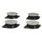 Plots antivibratiles, D 80 mm, poids supporté 80 kg, 4 unités