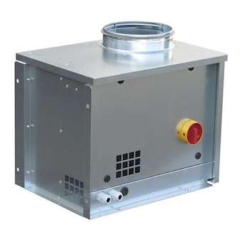 Caisson C4 800 m3/h, flux à 90DEG, raccord réseau 250 mm, inter et depress monté|S&P France ( Unelvent )-UNE230563