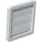 Persienne PVC rigide, D de raccordement 125 mm, gamme TUBPLA