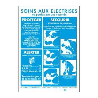 affiche alumetal 'soins aux electrises'|Catu-CATAM-20-B