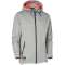 Sweat à capuche Evolution gris chiné taille M