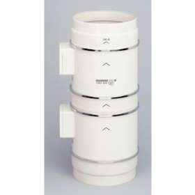 Extracteur in line, 2 moteurs en série, 3 vitesses, 250/330 m3/h, D125 mm|S&P France ( Unelvent )-UNE250680