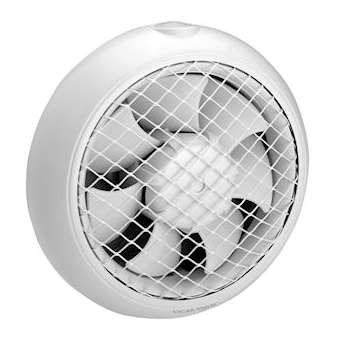 Aérateur de vitre ou mur, 600 m3/h, 28W, grille intérieure, volets extérieurs|S&P France ( Unelvent )-UNE450287