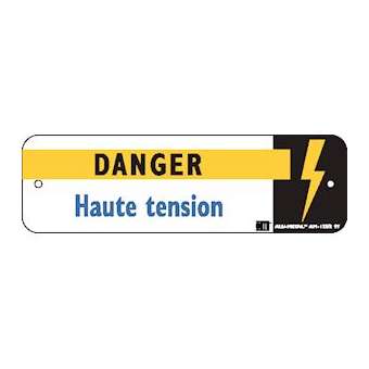 plaque alumetal 'haute tension'|Catu-CATAM-132-2