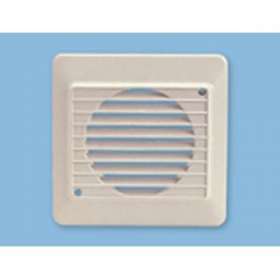 Grille plastique intérieure, diamètre de raccordement 100 mm|S&P France ( Unelvent )-UNE870625