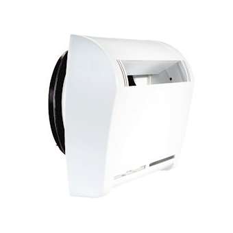 Entrée d'air autoréglable traversée de mur acoustique trav.30-39db d 125 blanc|Atlantic clim ventil-ELG422991