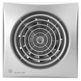 Aérateur, 280 m3/h, façade silver, tempo réglable de 1 à 30 mn, D 150 mm|S&P France ( Unelvent )-UNE400012