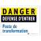 plaque alu poste 200 x 150 mm