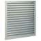 Grille extérieure murale en alu anodisé pour air neuf / vicié AWA 251 500x500mm