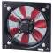 Ventilateur mural, hélice alu, 10 950 m3/h, 6 pôles, monophasé 230V, D 630 mm