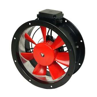 Ventilateur tubulaire alu ATEX, 2470 m3/h, 4 pôles, triphasé 230/400V, D 355 mm|S&P France ( Unelvent )-UNE042944