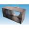 Plénum galva, raccord arrière D 250 mm pour GAO/GAF/GRM/GLF/GRE, D 300 x 300 mm
