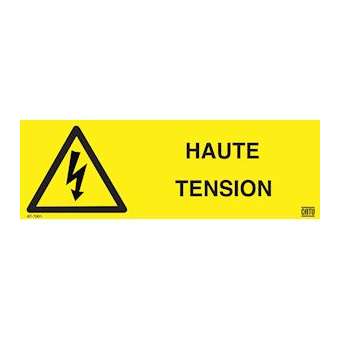etiquette autocollante haute tension|Catu-CATAT-7001