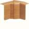 Angle intérieur variable pour plinthe SL20055 hêtre|Hager-HAGSL200554D2