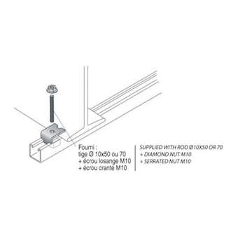 Sachet 10 crapauds STRUT 41, H10, GC|Niedax France-NDX205042