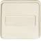 cubyko Poussoir à fermeture 1F porte-étiquette 1F associable blanc IP55|Hager-HAGWNA025B