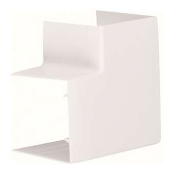 Angle plat variable lifea pour LF/LFF60060 h 60mm x p 60mm RAL 9010 blanc paloma|Hager-HAGLFF600659010