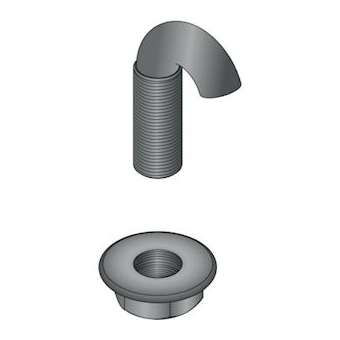 Crochet GRSM.6, fixation rapide des chemins de câbles fil sur console, I2|Niedax France-NDX703612