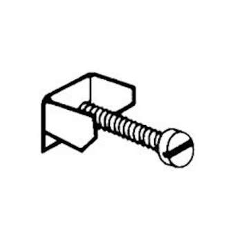 Griffes avec vis et écran pour boîte Batibox béton|Legrand-LEG031796