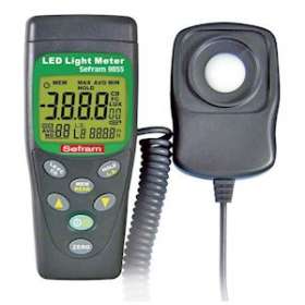 Luxmètre numérique pour éclairage LED et normal. 99 mesures de mémoire|Sefram instruments-FR4SEFRAM9855