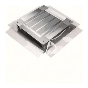 Boîte de jonction acier 290 mm avec jupes pour hauteur de chape 75-125 mm|Hager-HAGUDB2075125