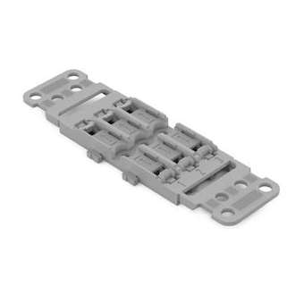 Adaptateur de fixation avec décharge de 3 pôles pour connecteur de passage avec|Wago contact-WAG221-2503