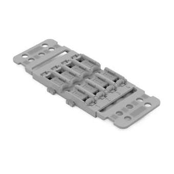 Adaptateur de fixation avec décharge de 4 pôles pour connecteur de passage avec|Wago contact-WAG221-2504