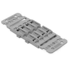 Adaptateur de fixation avec décharge de 4 pôles pour connecteur de passage avec|Wago contact-WAG221-2504