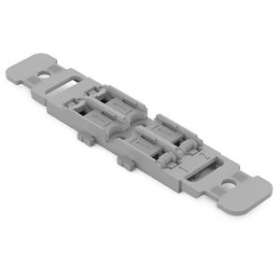 Adaptateur de fixation avec décharge de 2 pôles pour connecteur de passage avec|Wago contact-WAG221-2502