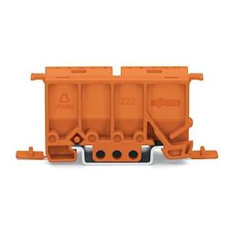 Adaptateur de fixation pour série 222 4mm² orange|Wago contact-WAG222-500