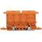 Adaptateur de fixation pour série 222 4mm² orange|Wago contact-WAG222-500