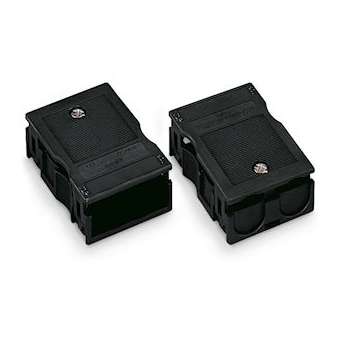 Boîtier de décharge de traction 3 pôles diamètre du câble 8-12 mm / Noir|Wago contact-WAG770-503