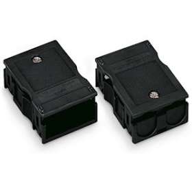 Boîtier de décharge de traction 3 pôles diamètre du câble 8-12 mm / Noir|Wago contact-WAG770-503