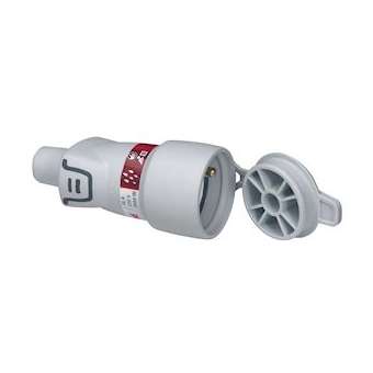 Fiche femelle avec terre 16A plastique avec volet de protection Plexo IP44|Legrand-LEG093829