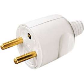 Fiche mâle 16A 2P+T portefeuille blanc|Ebenoïd-EBE21148