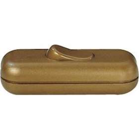 Interrupteur 2A unipolaire bifilaire or EAN|Ebenoïd-EBE330113