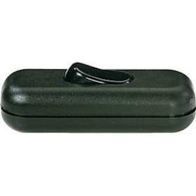 Interrupteur 2A unipolaire bifilaire noir EAN|Ebenoïd-EBE330112